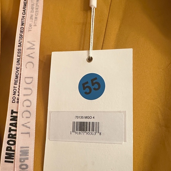 ✔️#69B/89B BNWT MAC DUGGAL DRESS IN MARIGOLD #70135 - Picture 10 of 10